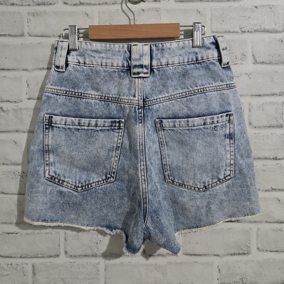 EUC Ba&Sh David Denim Shorts Acid‎ Wash Size XS - Picture 6 of 11